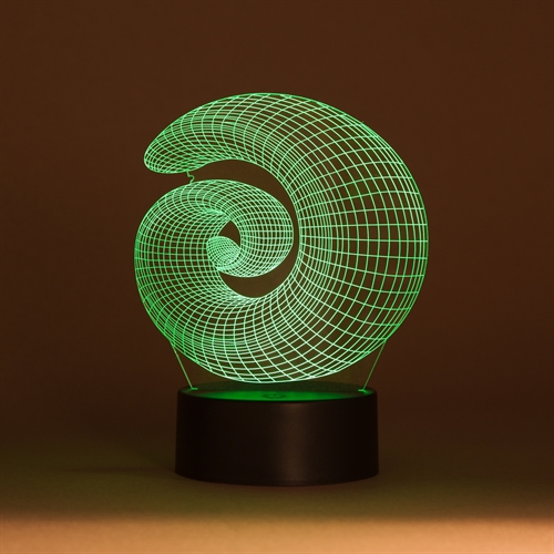 3D LED Night lamp Spiral